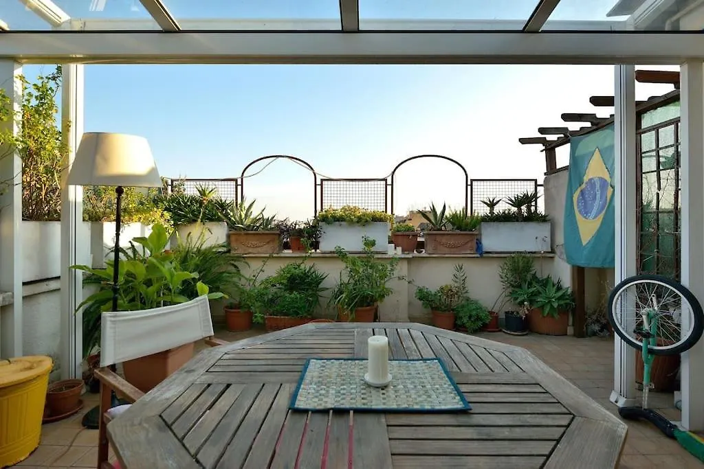 Super Sunny Penthouse With Terrace Apartment Rome 0*,  Italy